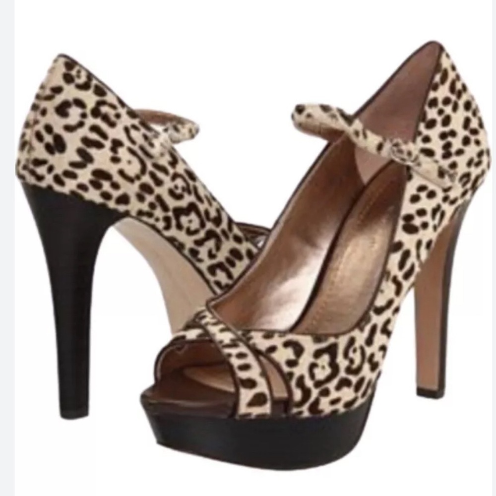 Leopard high heels